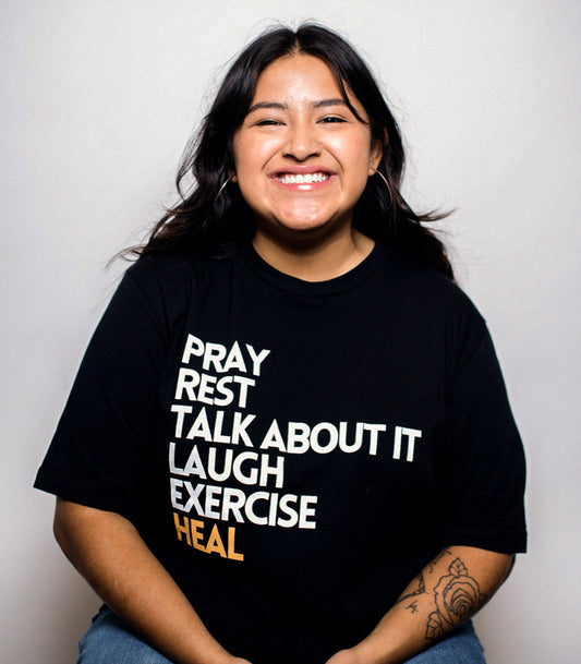 Nancy Shares Her Therapy Journey She's wearing our "Coping Strategies" Tee